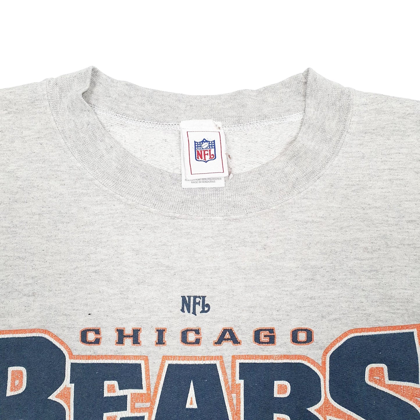 Mens Grey NFL Vintage Chicago Bears Crewneck Jumper