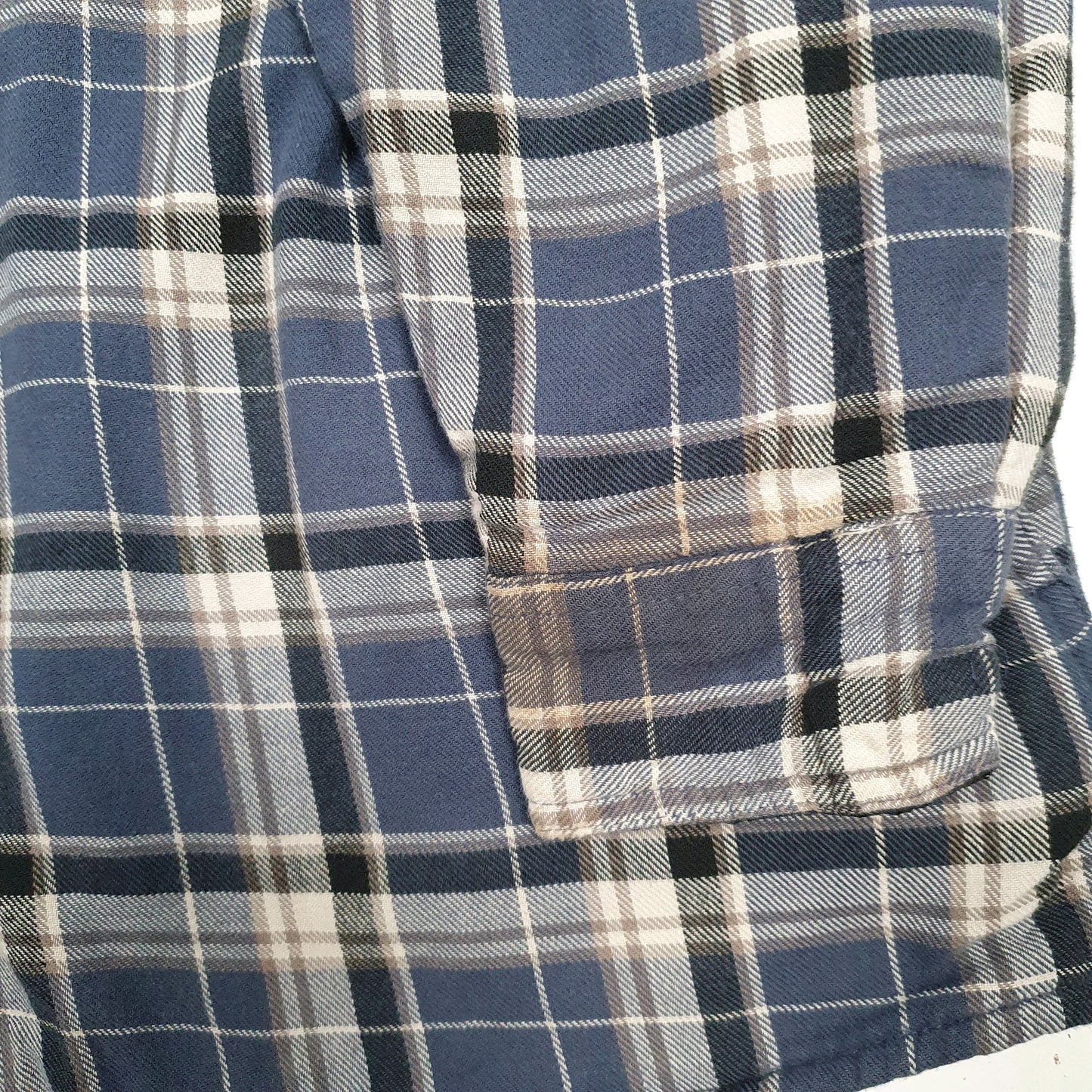 Mens Blue Wrangler Sherpa Lined  Coat