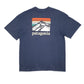 Mens Navy Patagonia   T Shirt