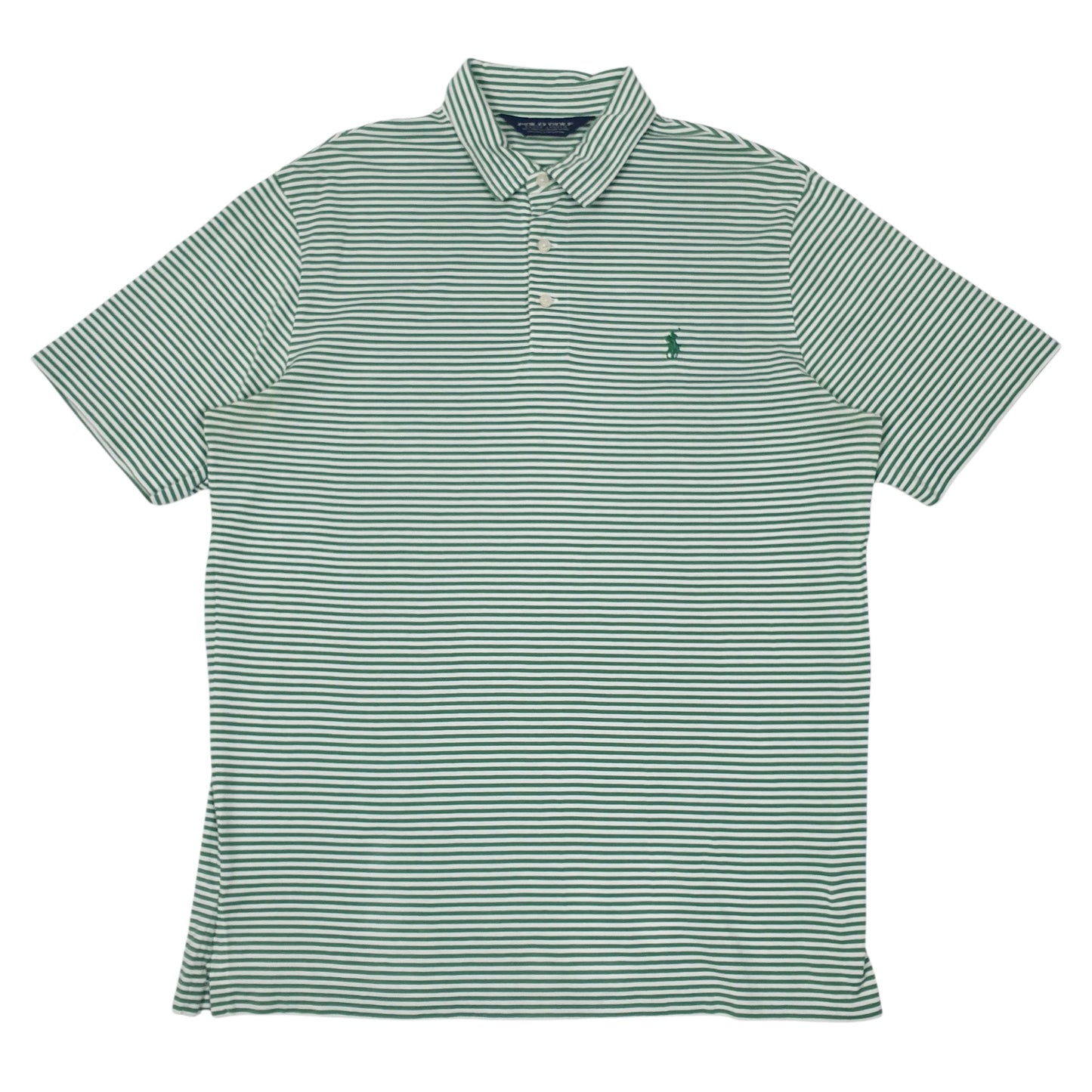 Mens Green Polo Ralph Lauren Golf Short Sleeve Polo Shirt