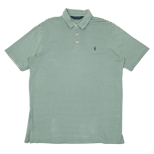Mens Green Polo Ralph Lauren Golf Short Sleeve Polo Shirt