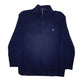 Mens Navy Polo Ralph Lauren  Quarter Zip Jumper