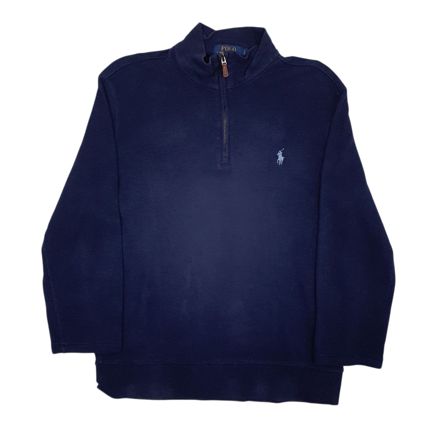 Mens Navy Polo Ralph Lauren  Quarter Zip Jumper