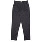 Womens Black Matalan Pleated Jogger Trousers