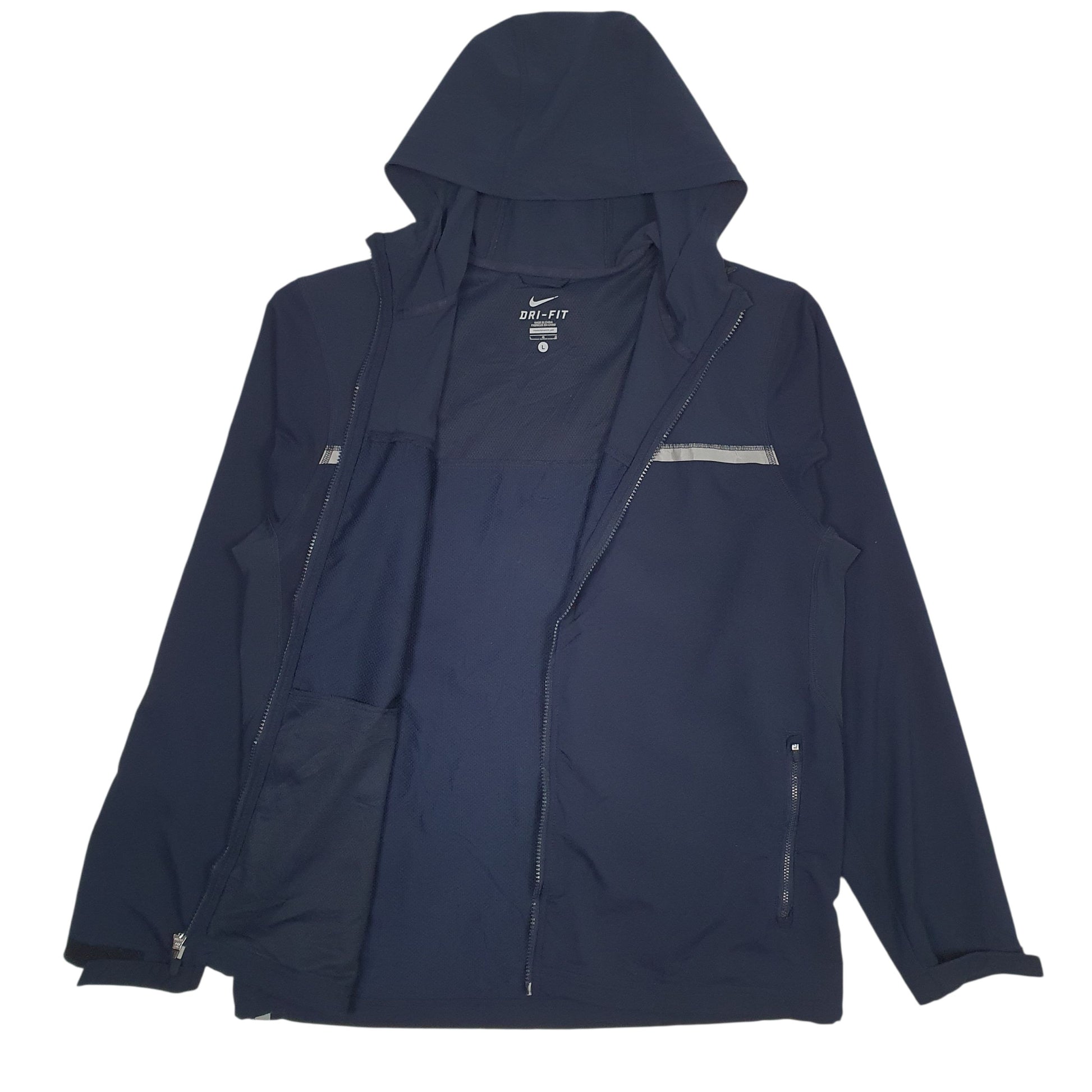 Mens Navy Nike Dri-Fit  Coat