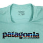 Mens Green Patagonia Spellout  T Shirt