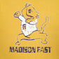 Mens Yellow Gildan   T Shirt