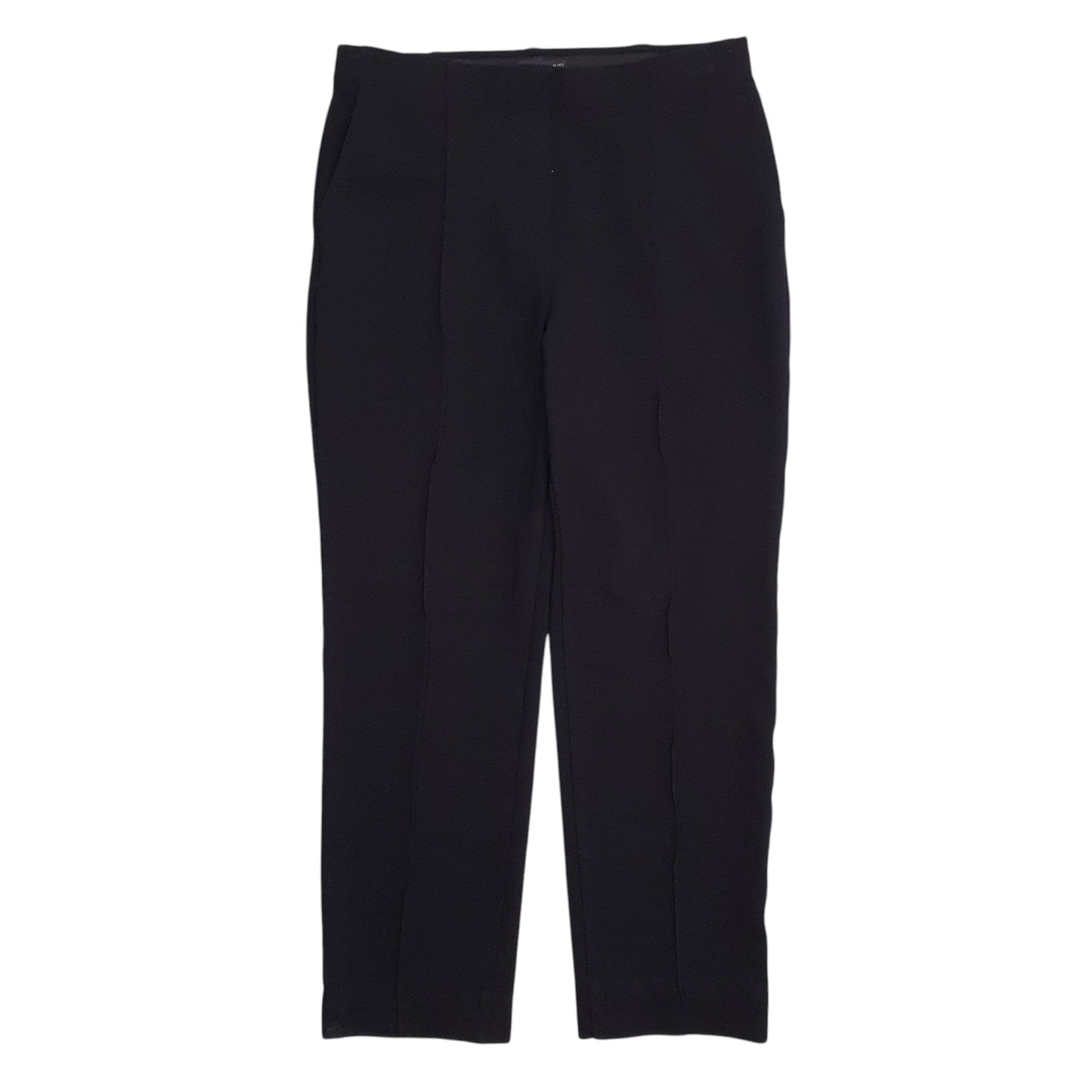 Womens Black M&S Stretch Formal Trousers