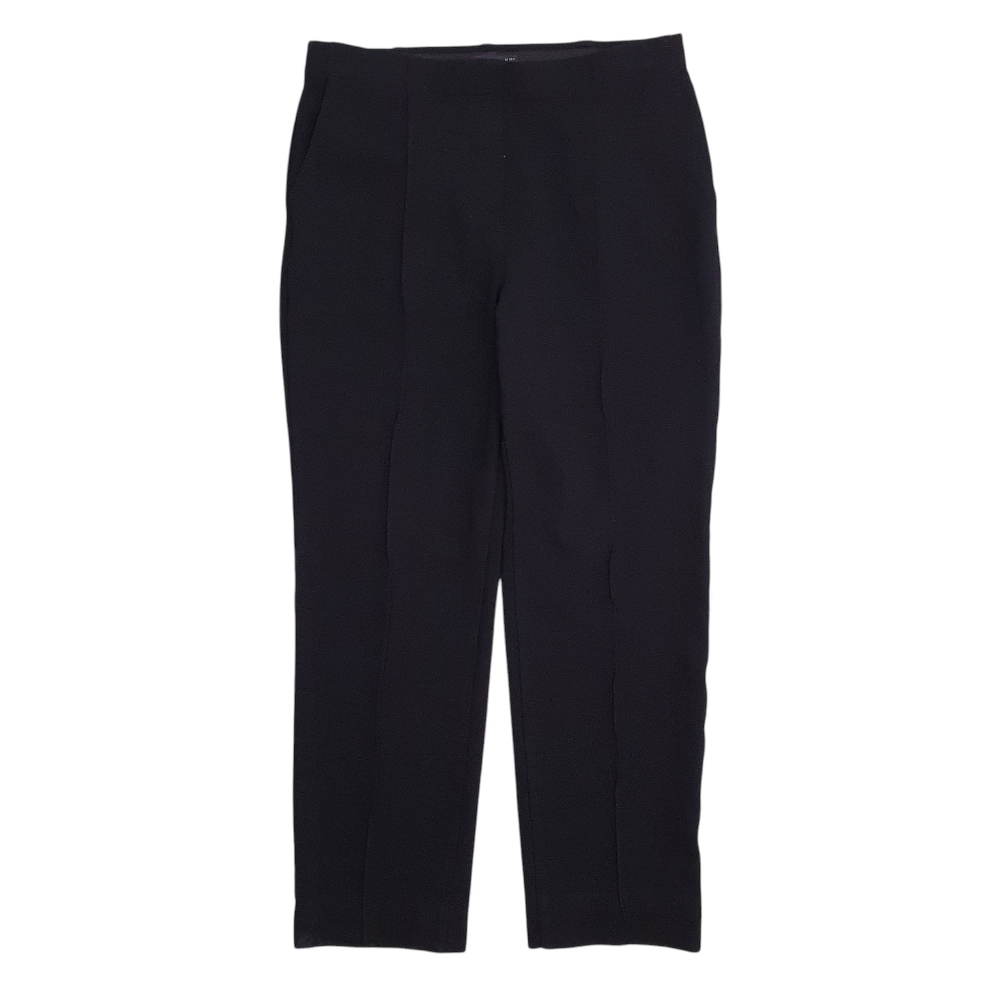 Womens Black M&S Stretch Formal Trousers