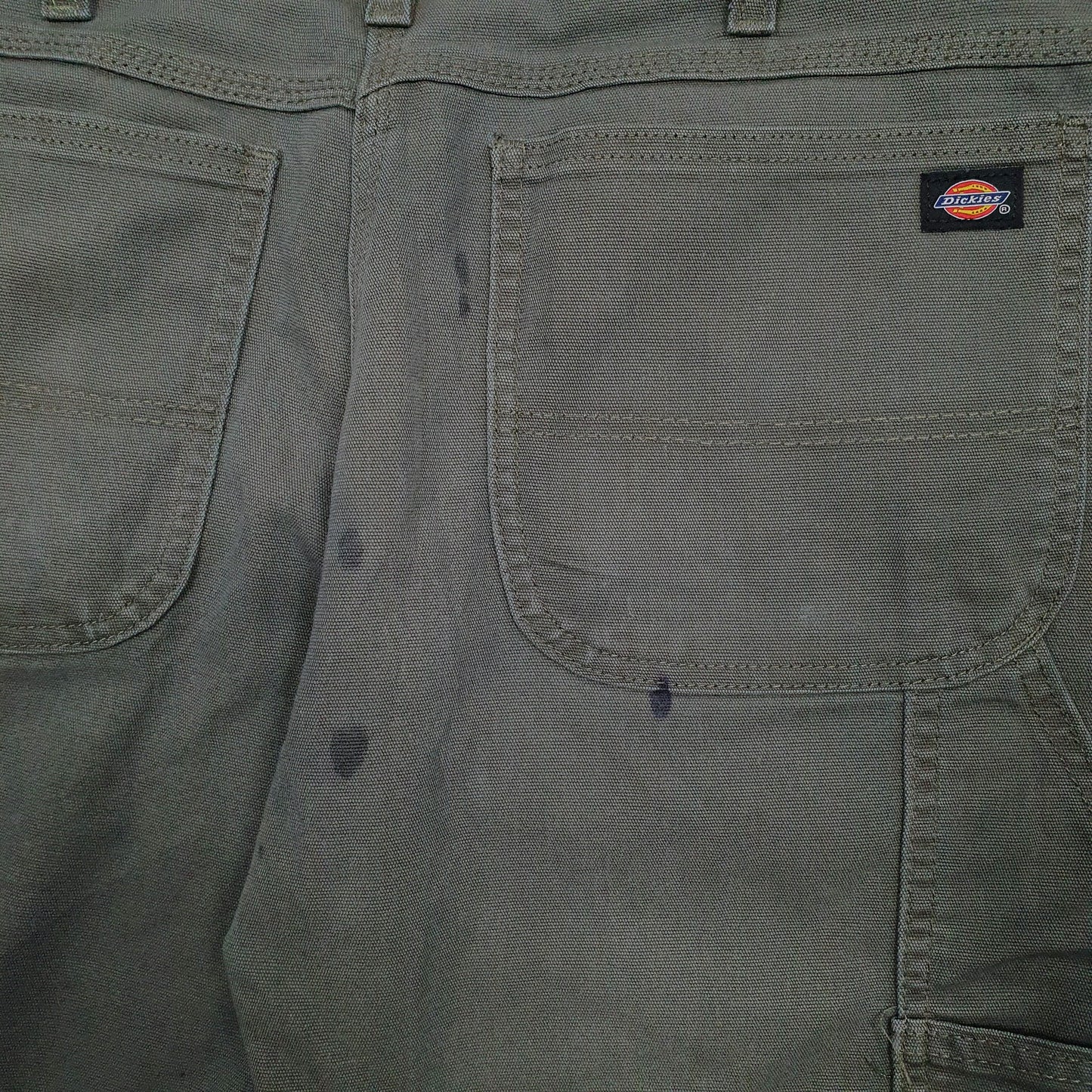 Mens Green Dickies   Shorts