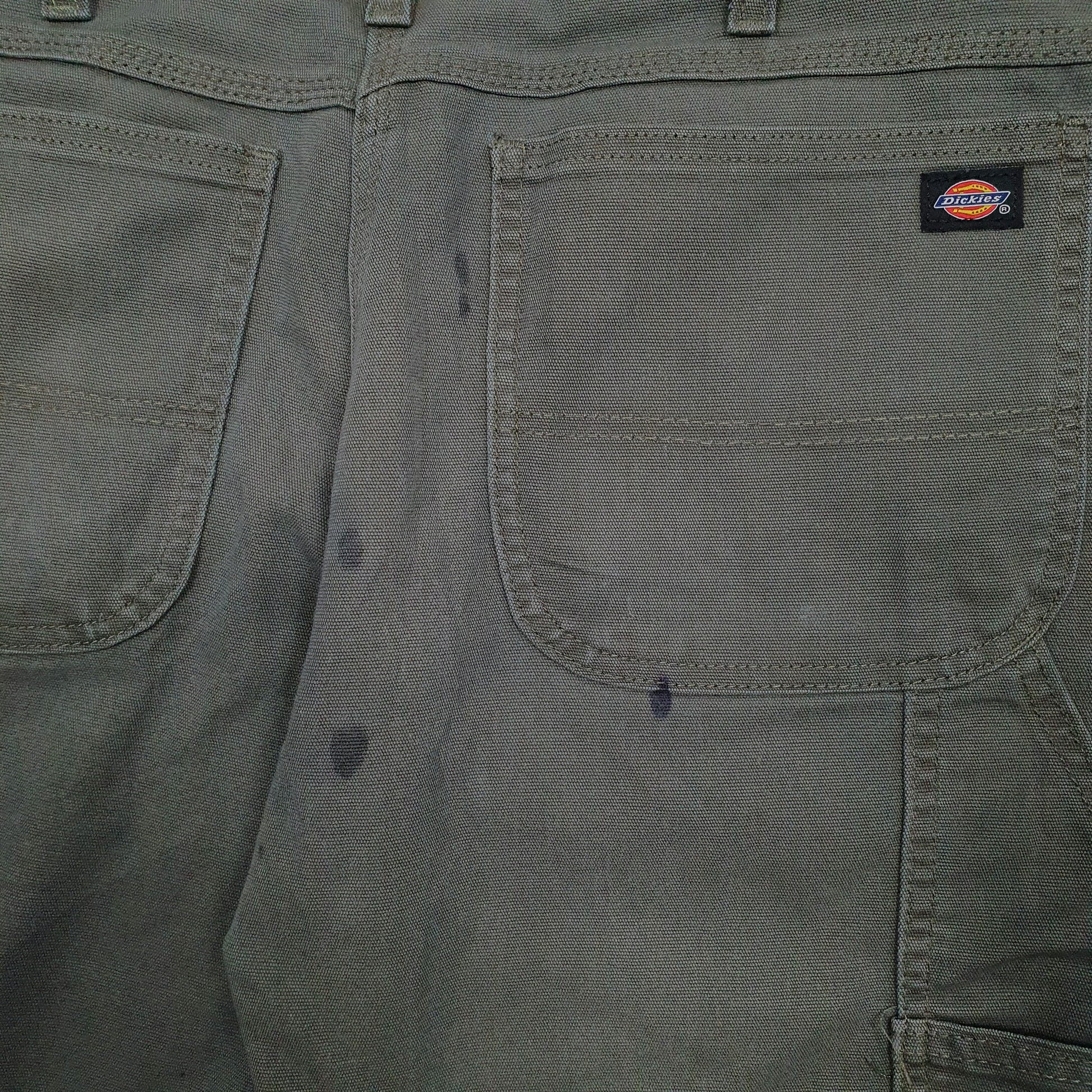 Mens Green Dickies   Shorts