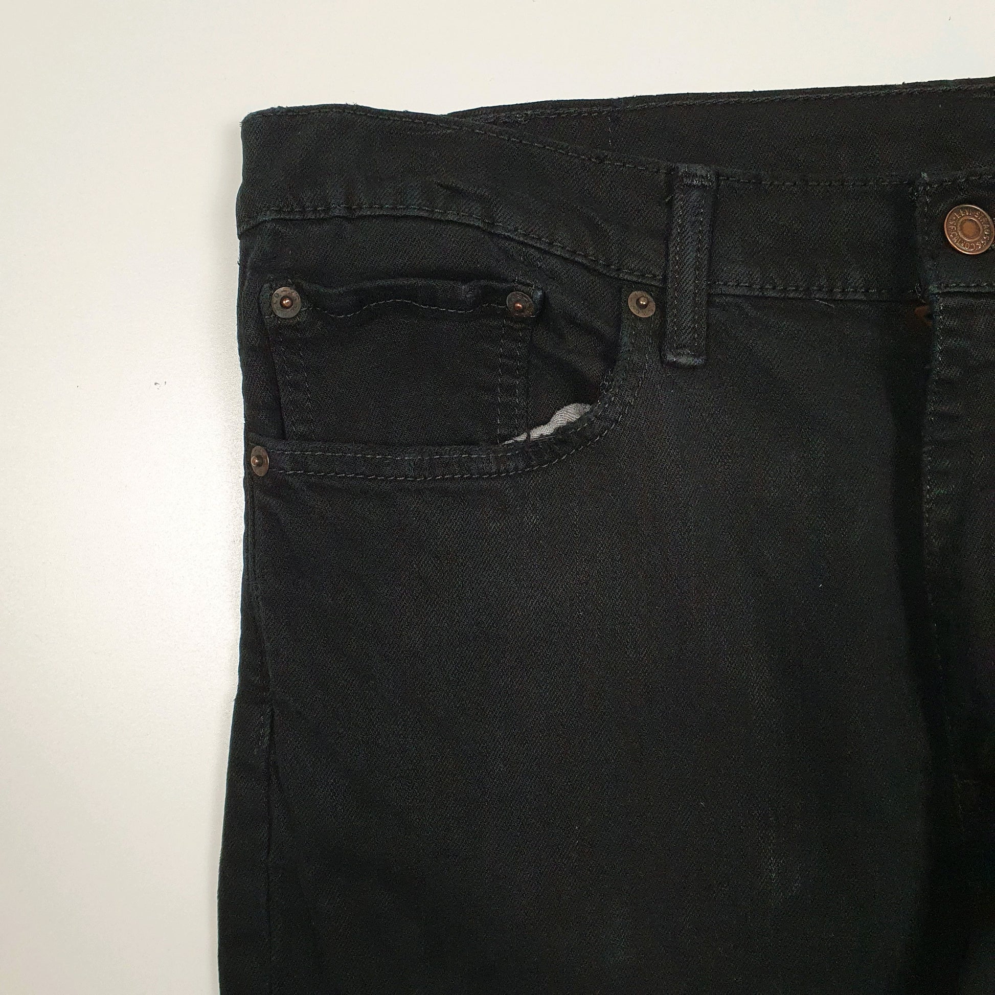 Mens Black Levis   Jeans