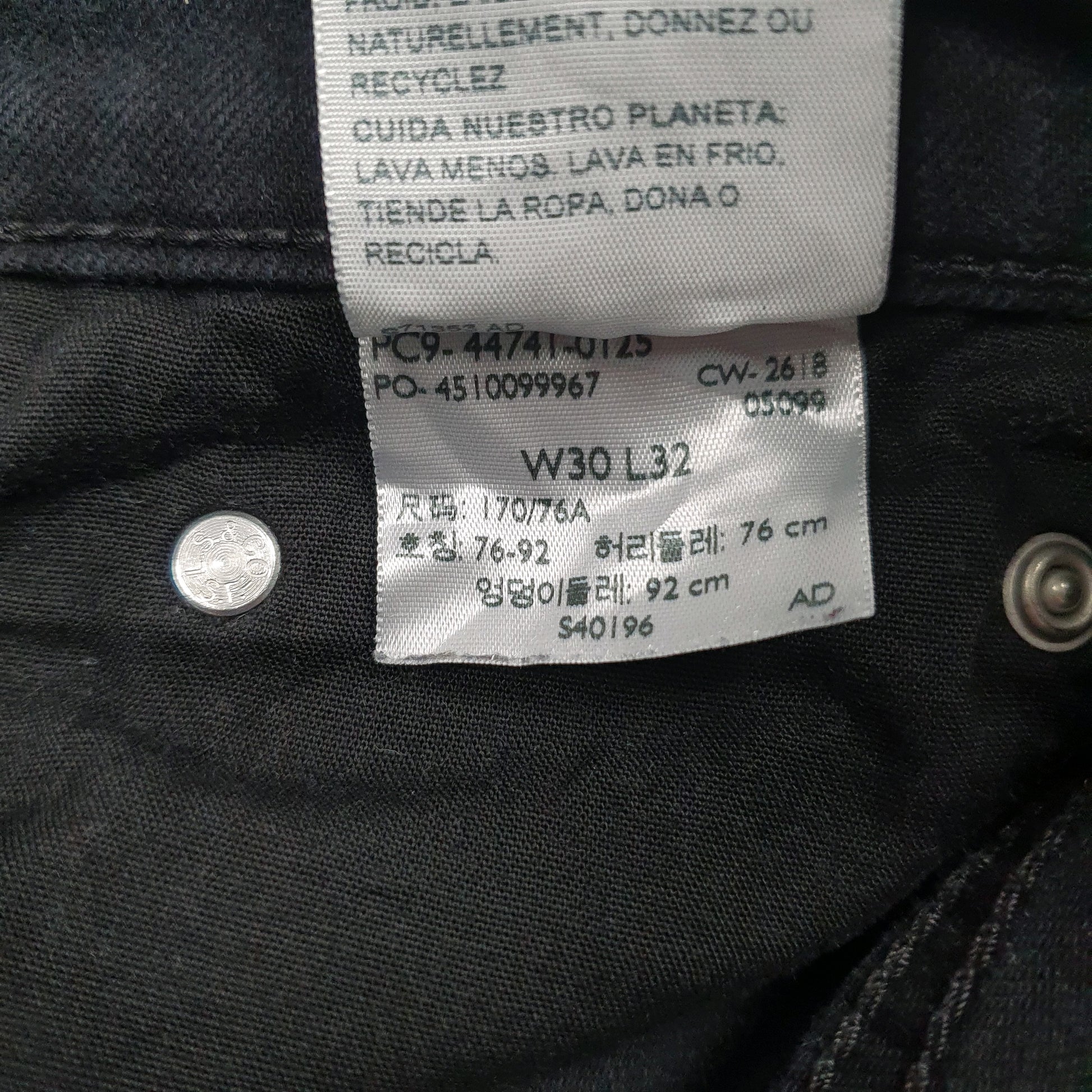 Mens Black Levis   Jeans