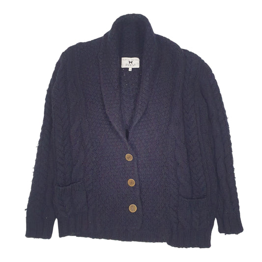 Womens Navy Claudia Pierlot Knitwear  Coat