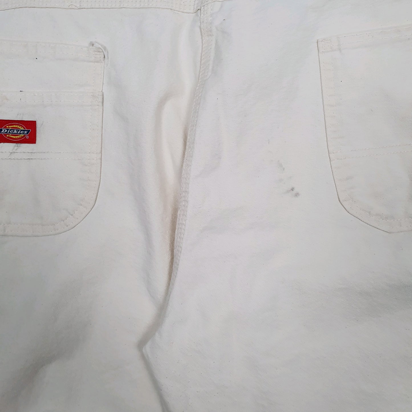 Mens Cream Dickies  Full Zip Shorts