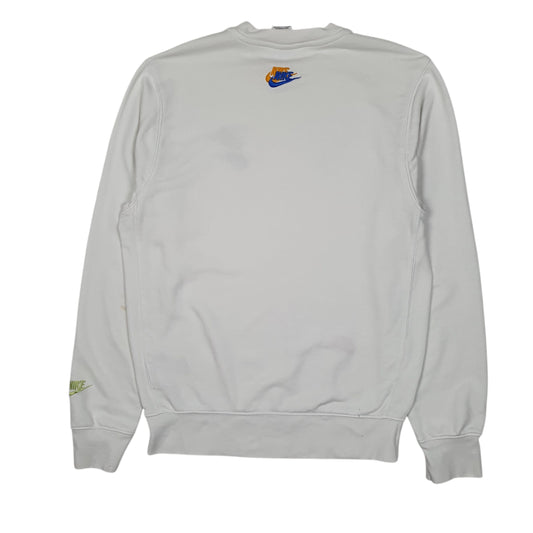 Mens White Nike Goddess of Victory Crewneck Jumper