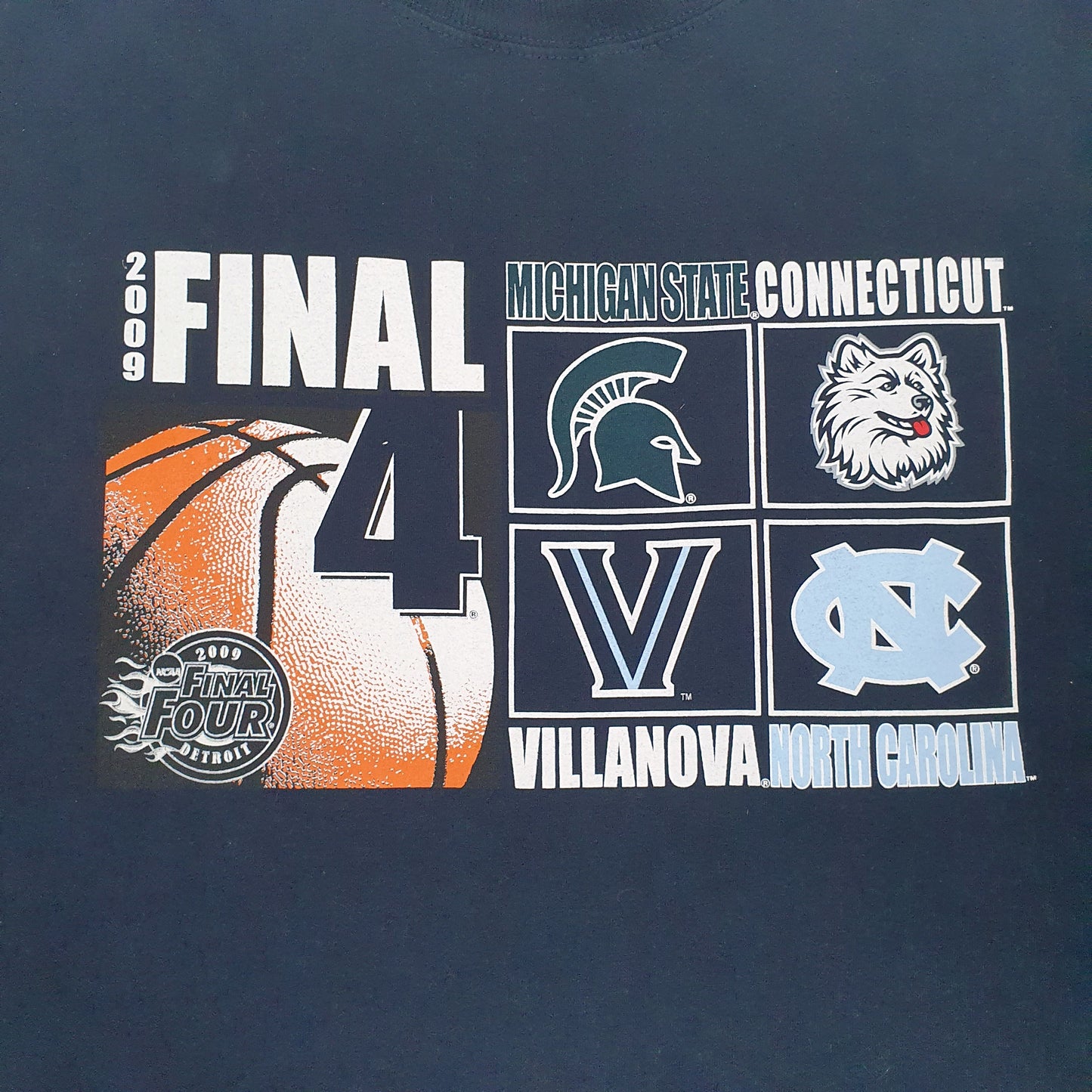 Mens Navy Champion Vintage 00s NBA  T Shirt