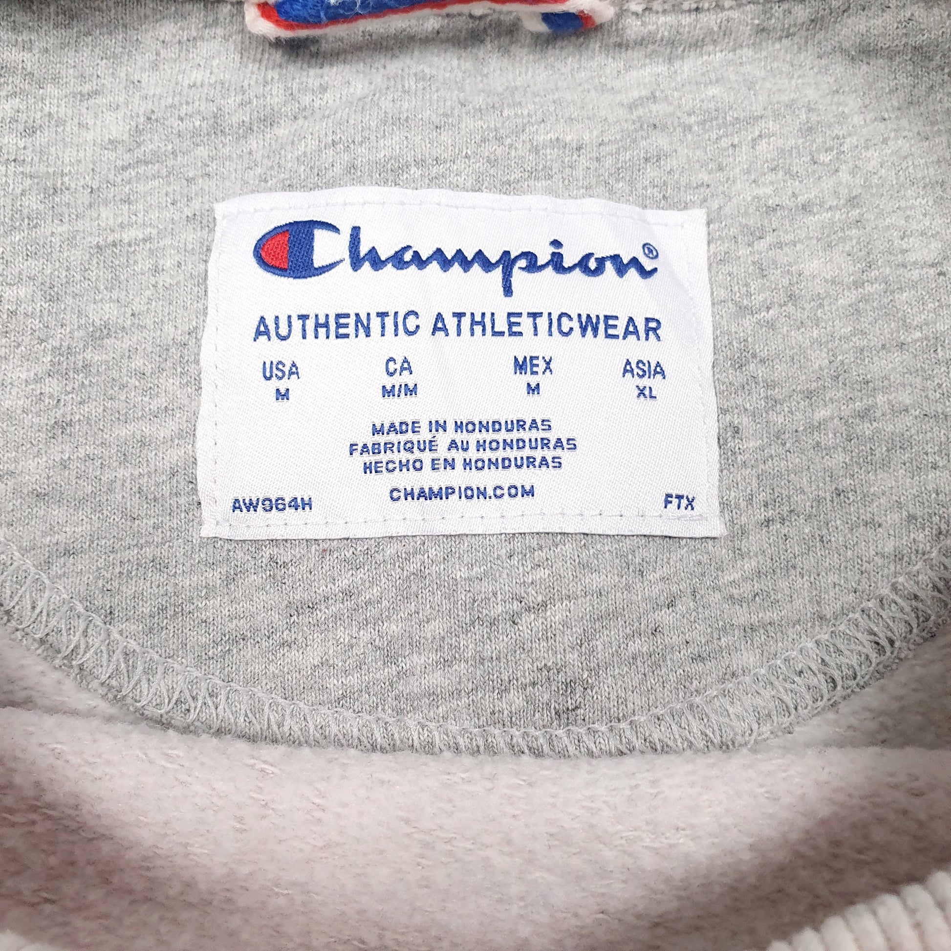 Mens Grey Champion  Crewneck Jumper