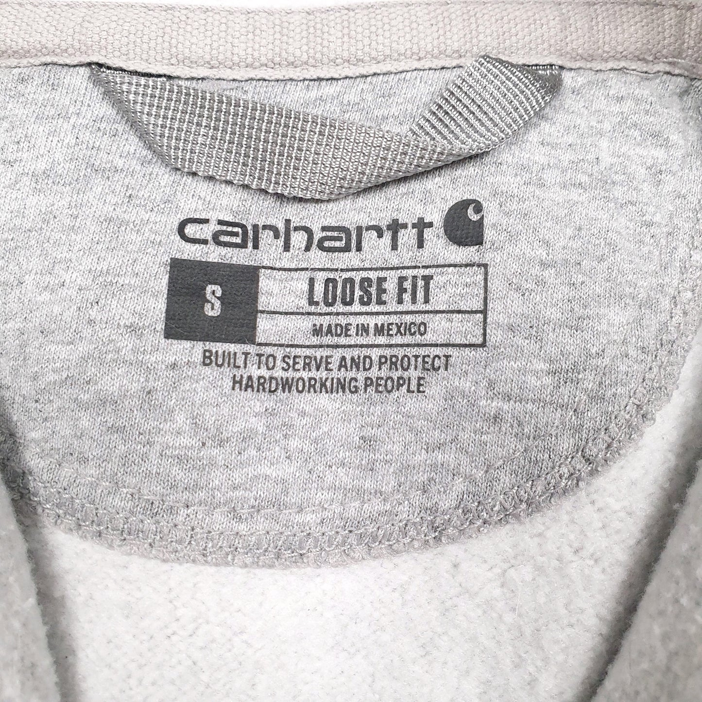 Mens Grey Carhartt  Hoodie Jumper