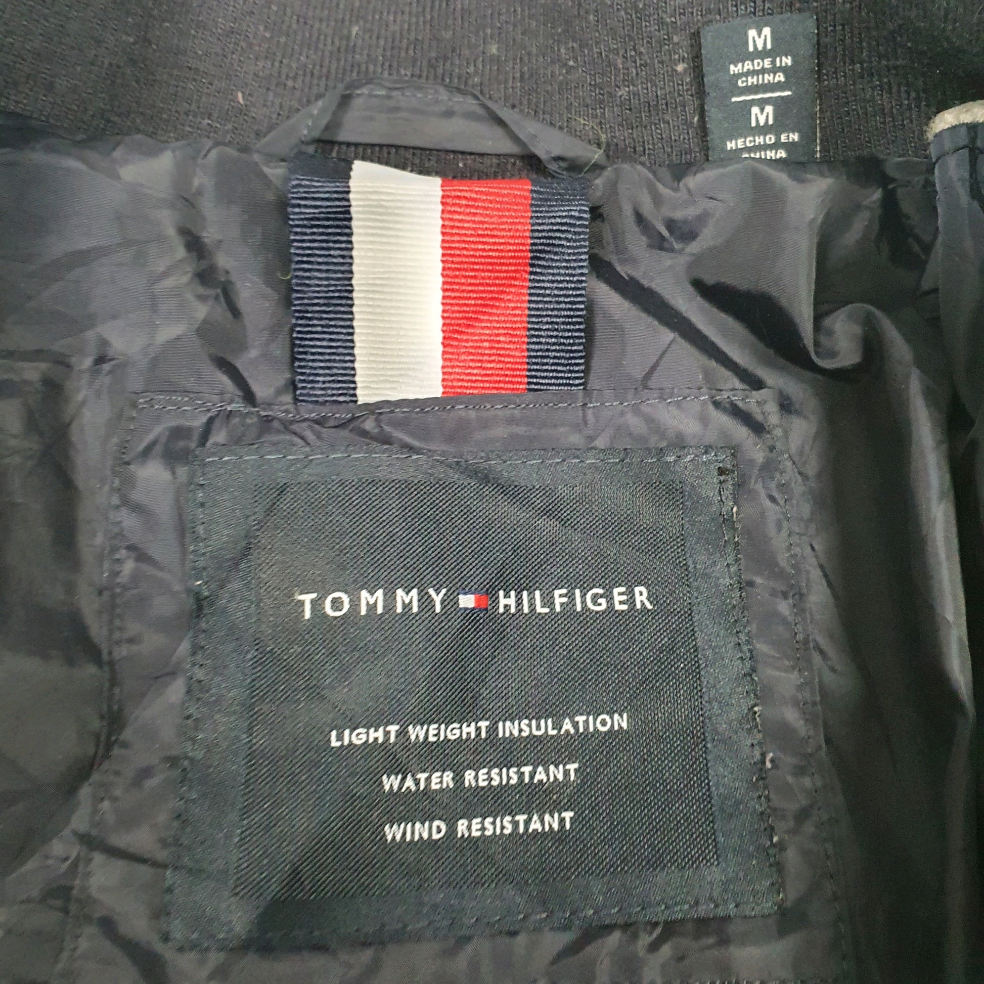 Mens Navy Tommy Hilfiger  Hoodie Coat