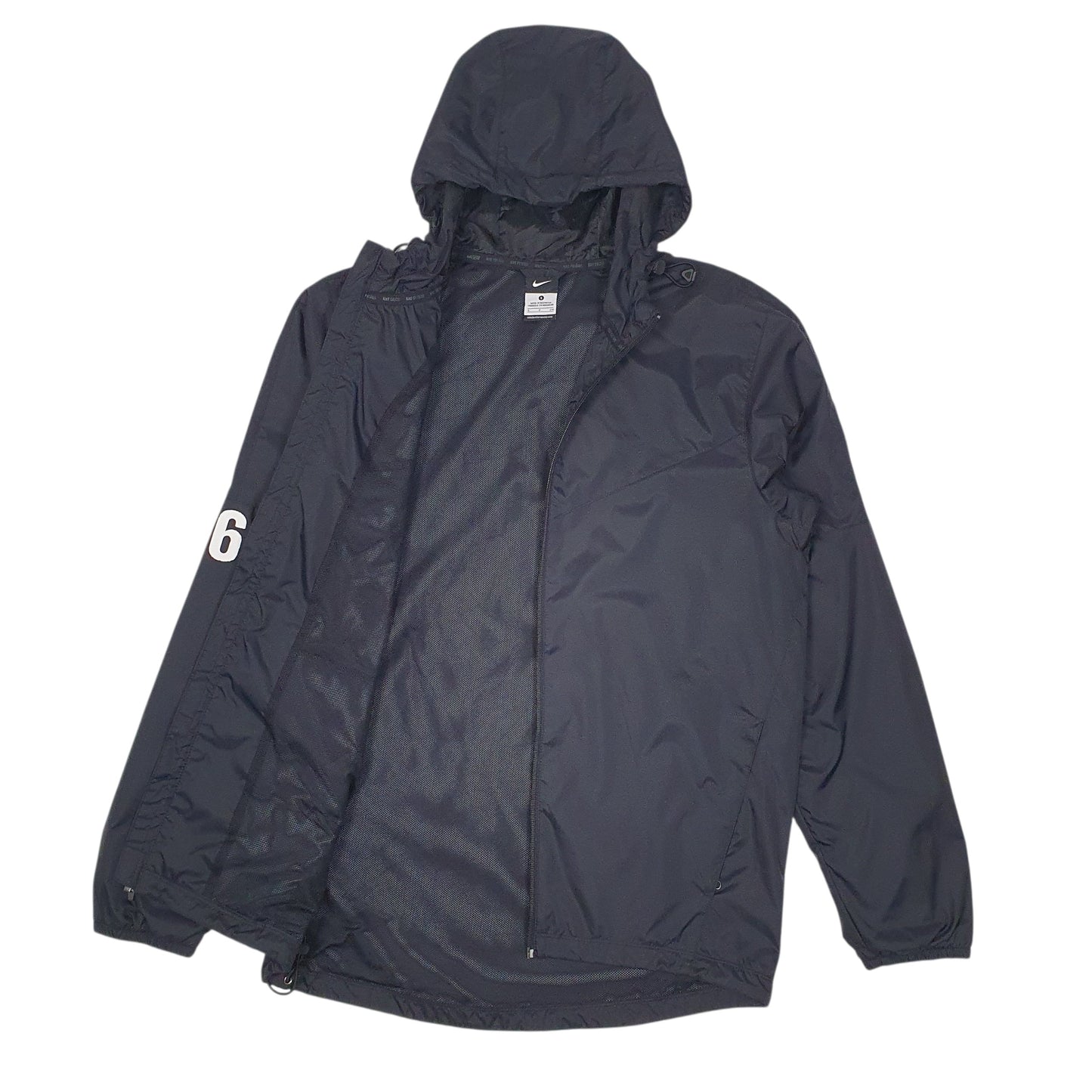 Mens Black Nike  Crewneck Coat