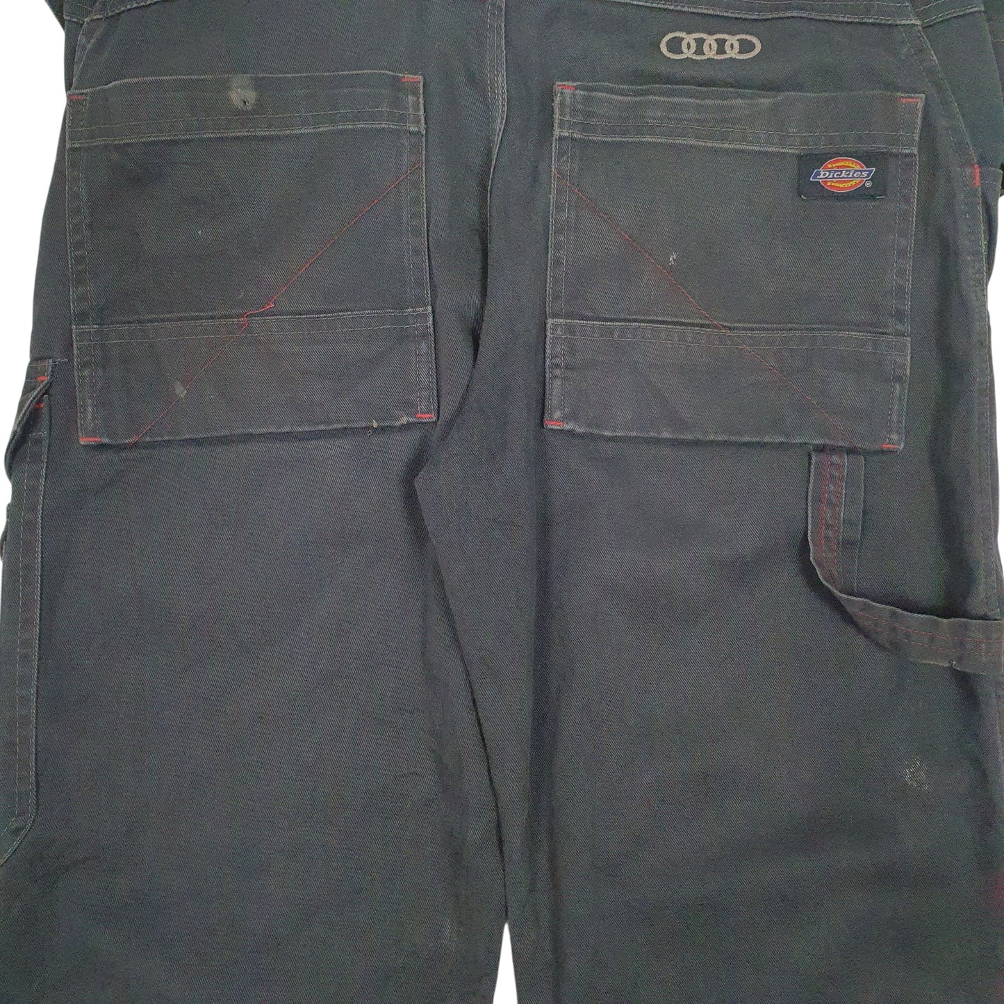 Mens Black Dickies Workwear  Trousers