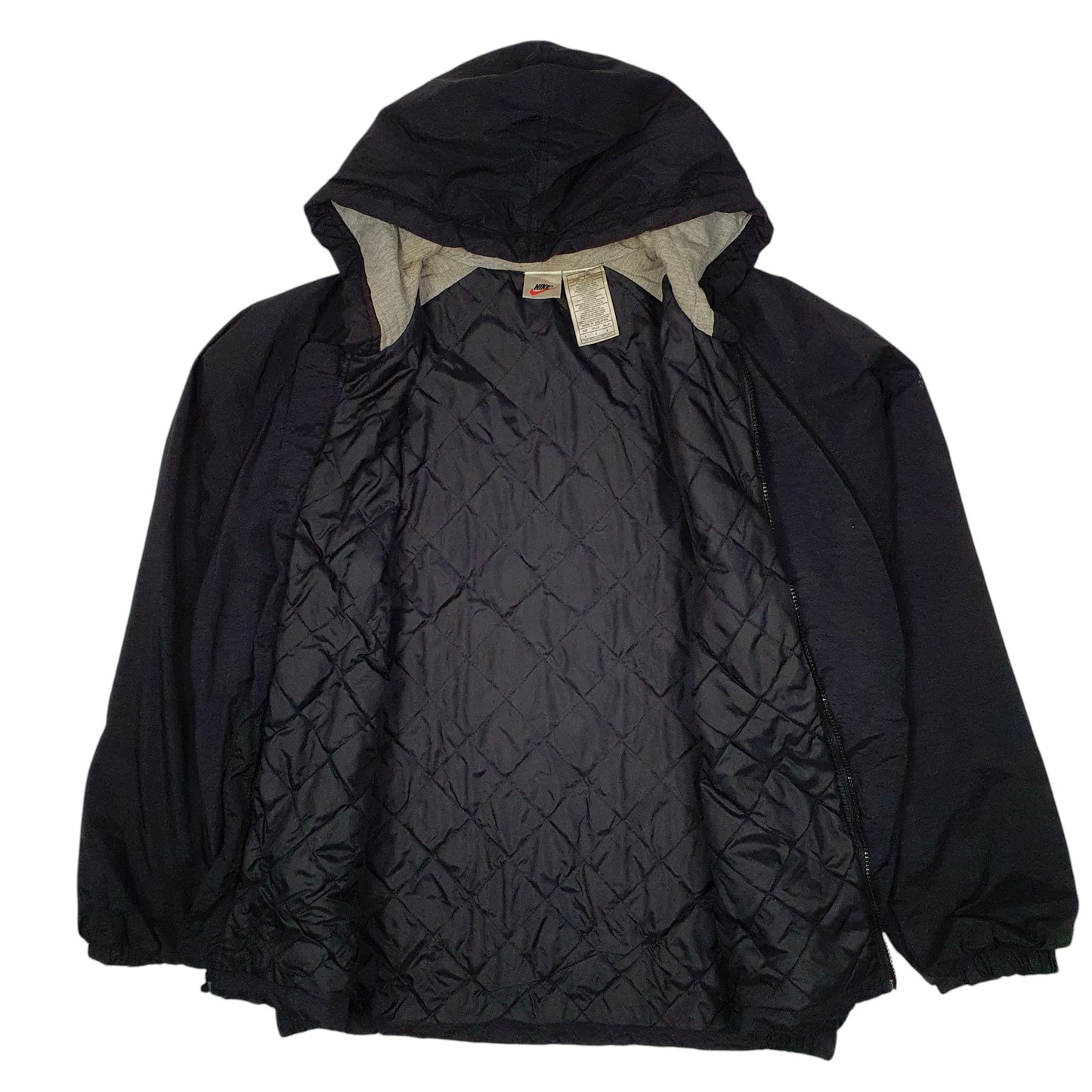 Mens Black Nike Vintage 90s  Coat
