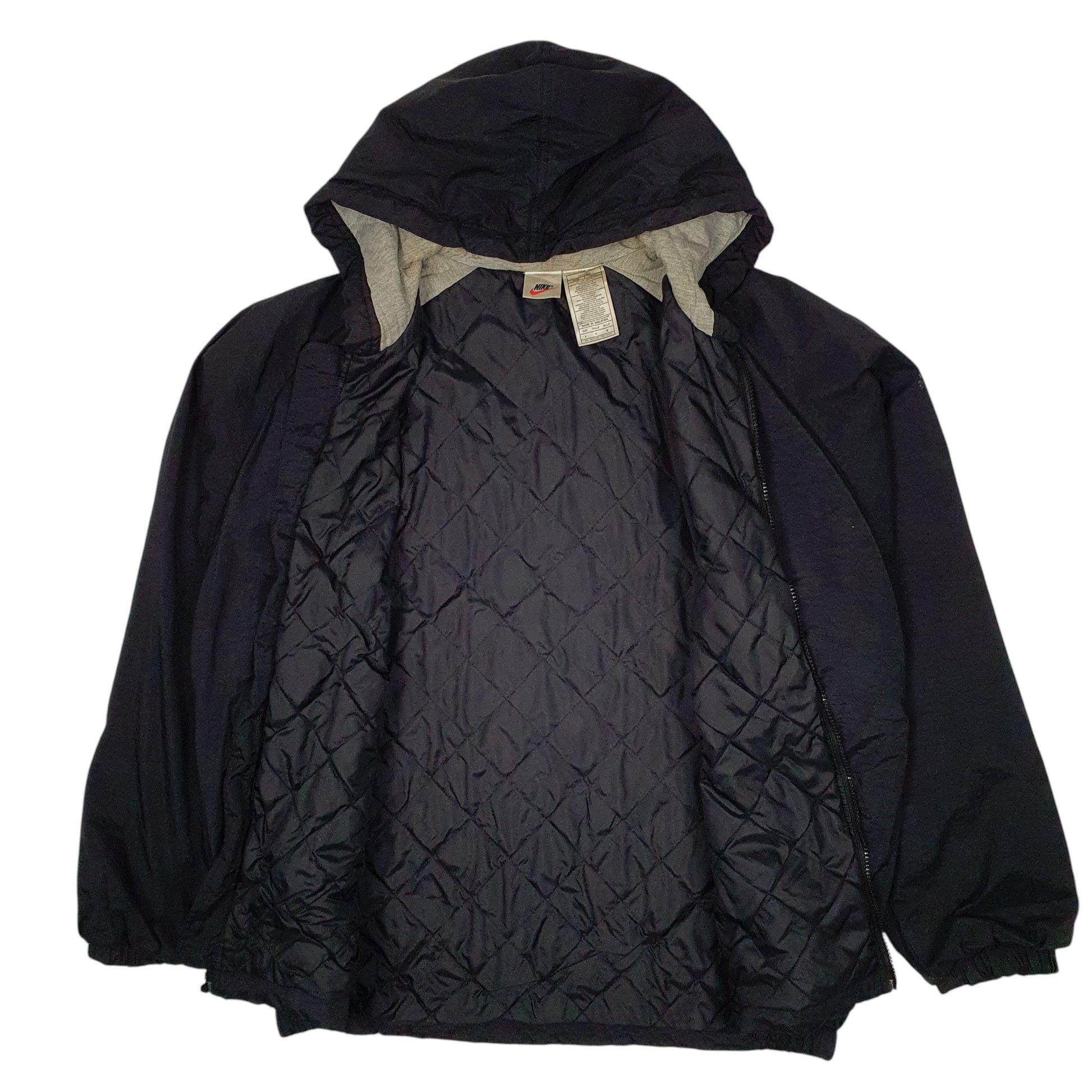 Mens Black Nike Vintage 90s  Coat