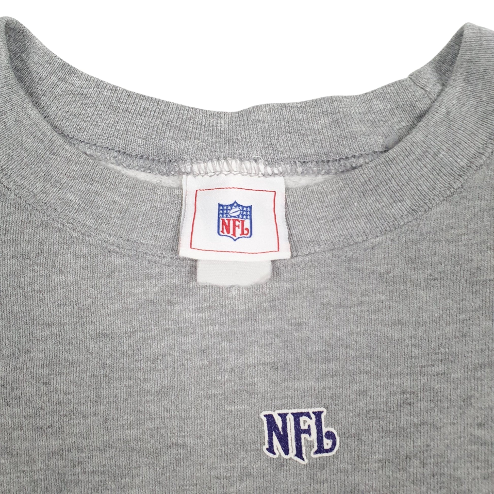 Mens Grey NFL Minnesota Vikings Crewneck Jumper