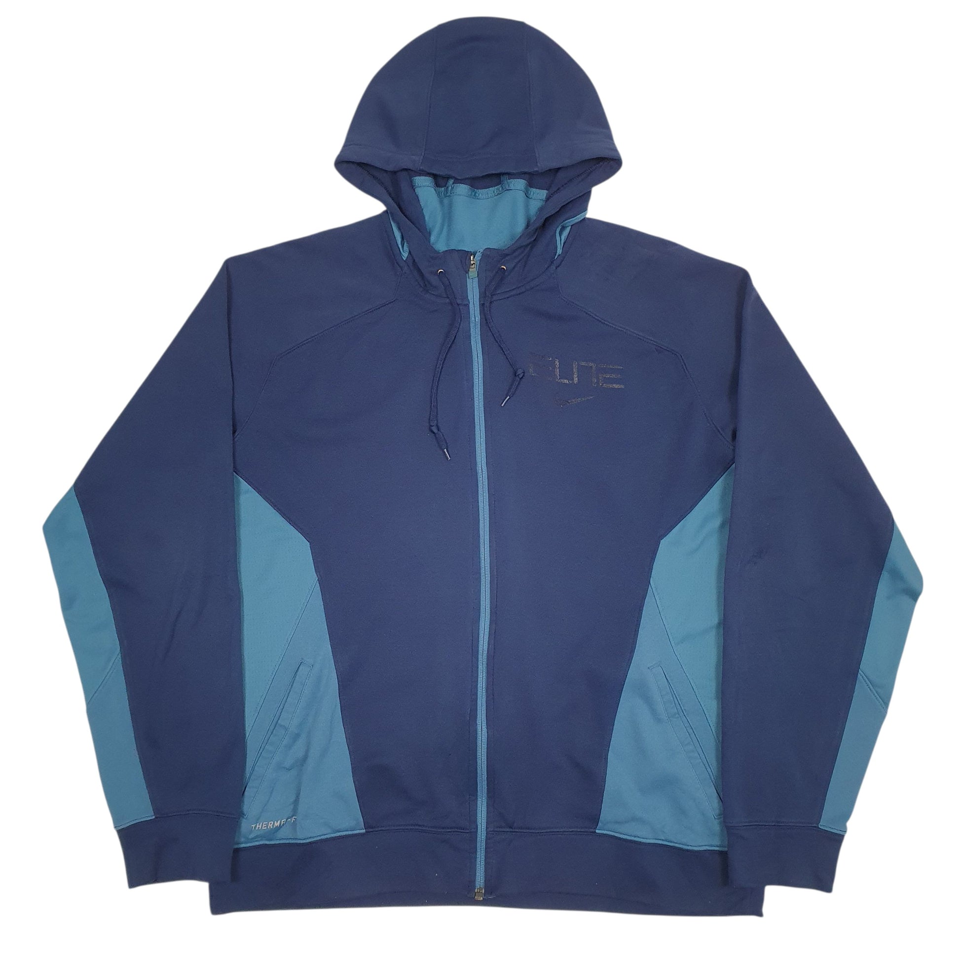Mens Blue Nike Therma-Fit Full Zip Jumper