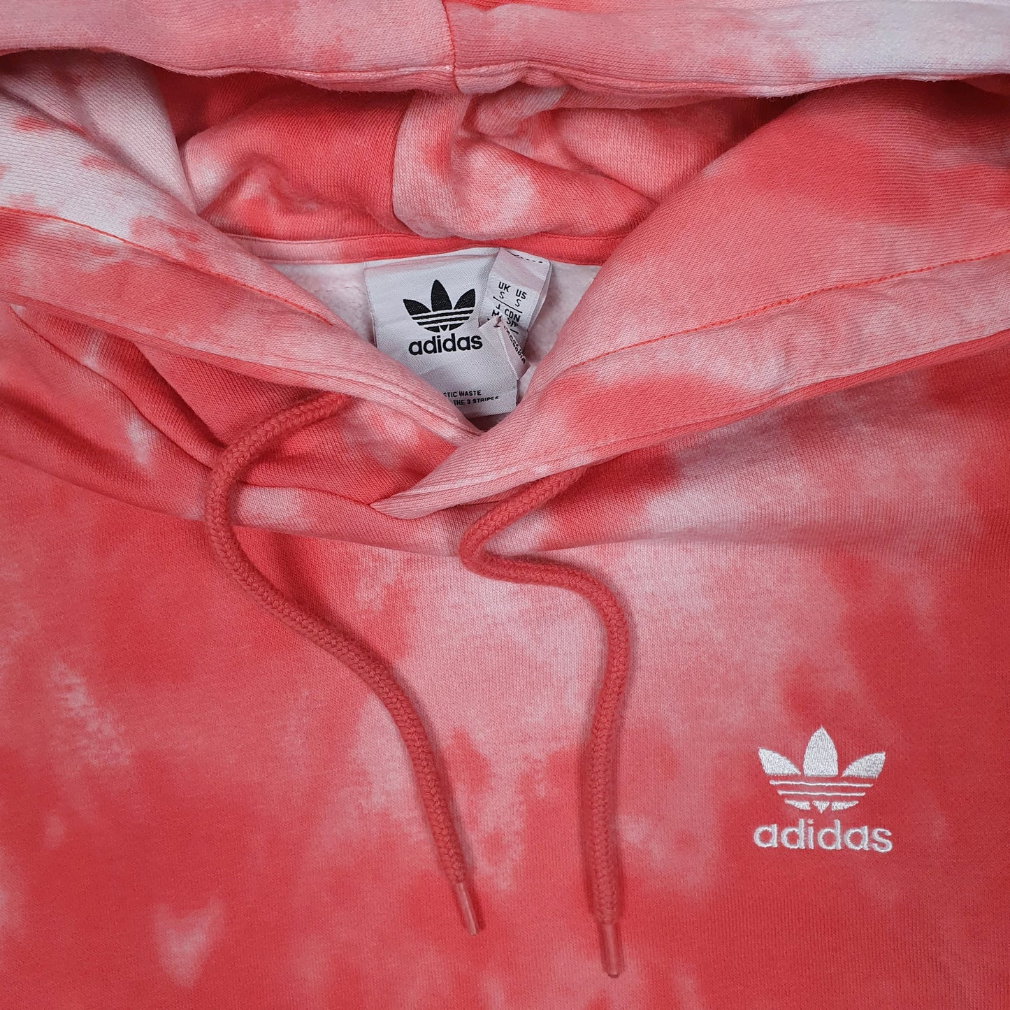 Mens Pink Adidas  Hoodie Jumper