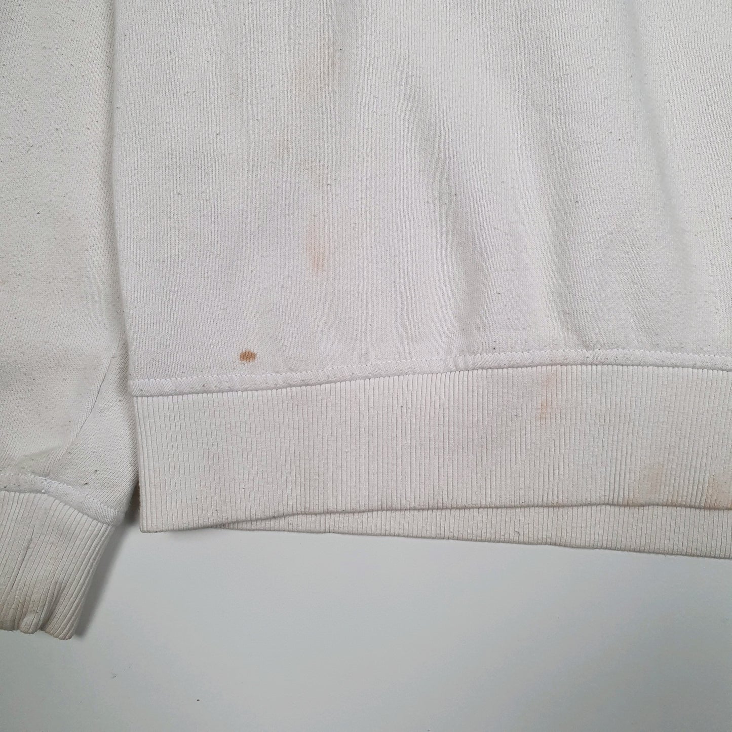 Womens White Fila  Crewneck Jumper