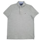Mens Grey Tommy Hilfiger  Short Sleeve Polo Shirt