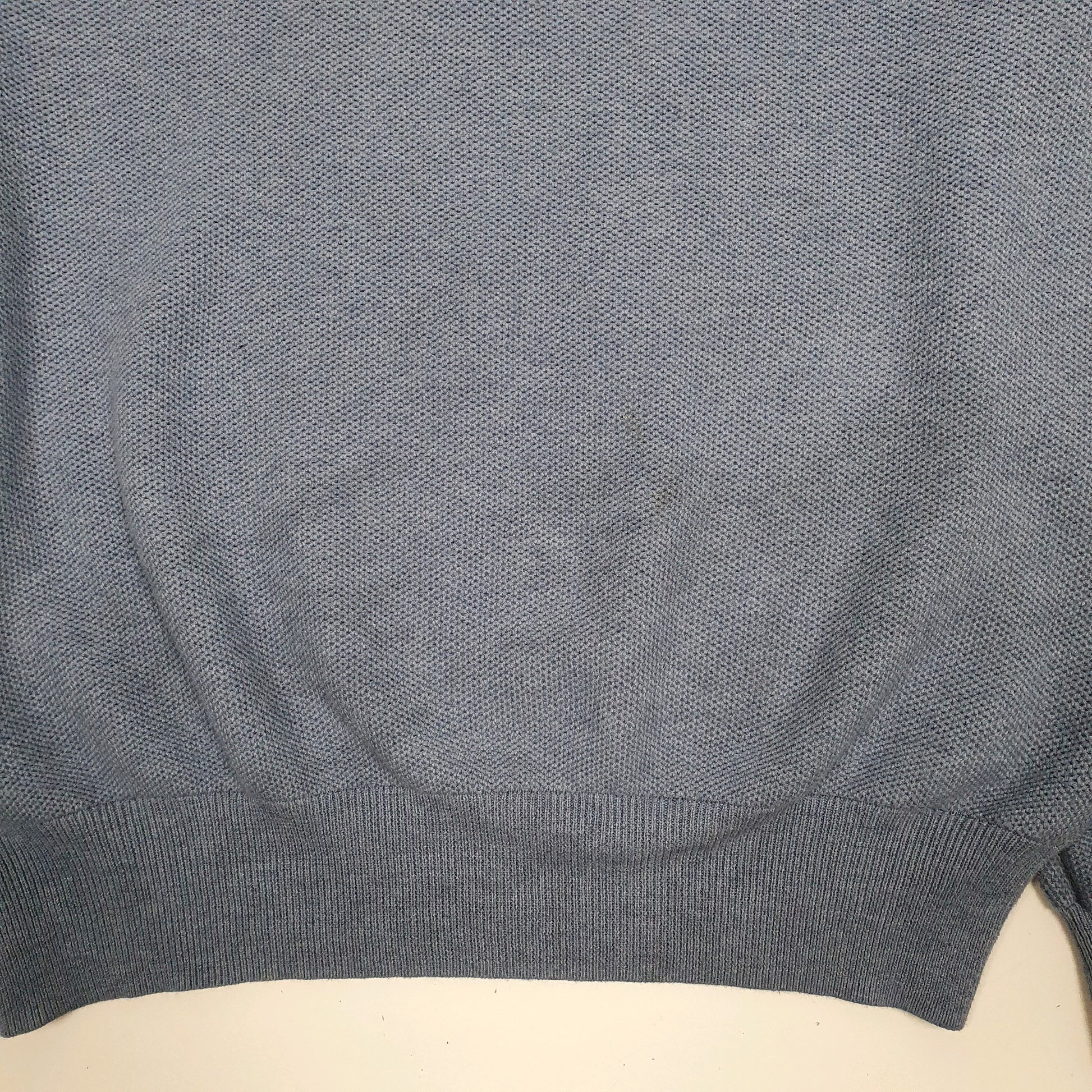 Mens Blue Polo Ralph Lauren  Quarter Zip Jumper