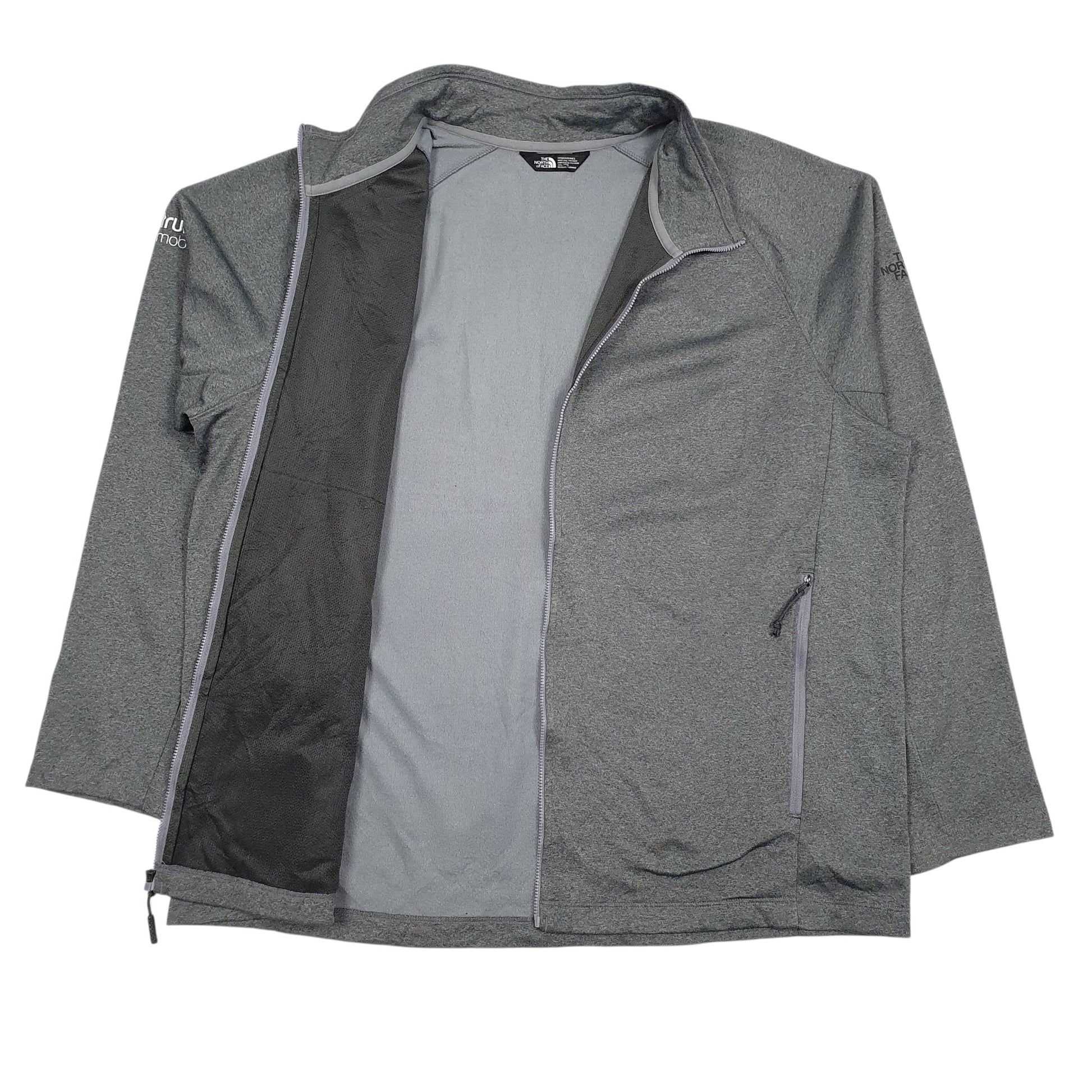 Mens Grey The North Face  Full Zip Jumper