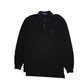 Mens Black Polo Ralph Lauren  Long Sleeve Polo Shirt