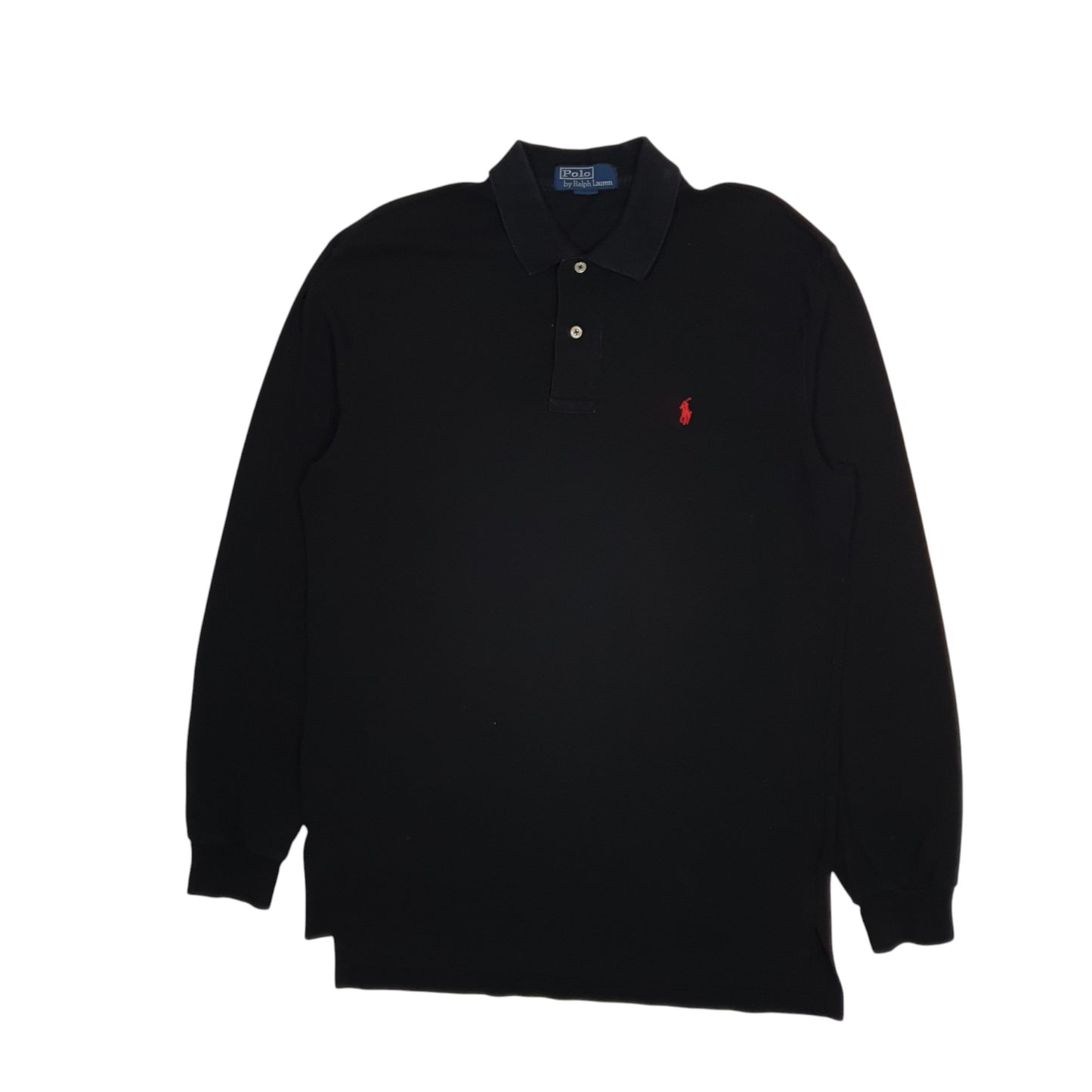 Mens Black Polo Ralph Lauren  Long Sleeve Polo Shirt