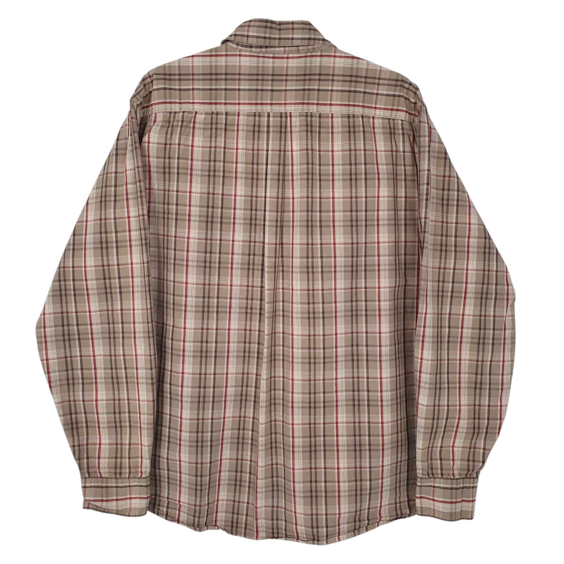 Mens Brown Wrangler   Shirt