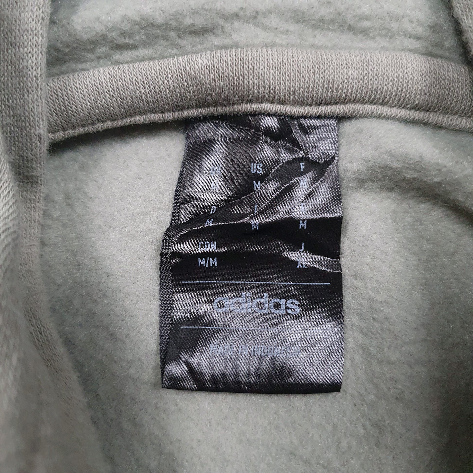 Mens Green Adidas Baggy Spellout Hoodie Jumper