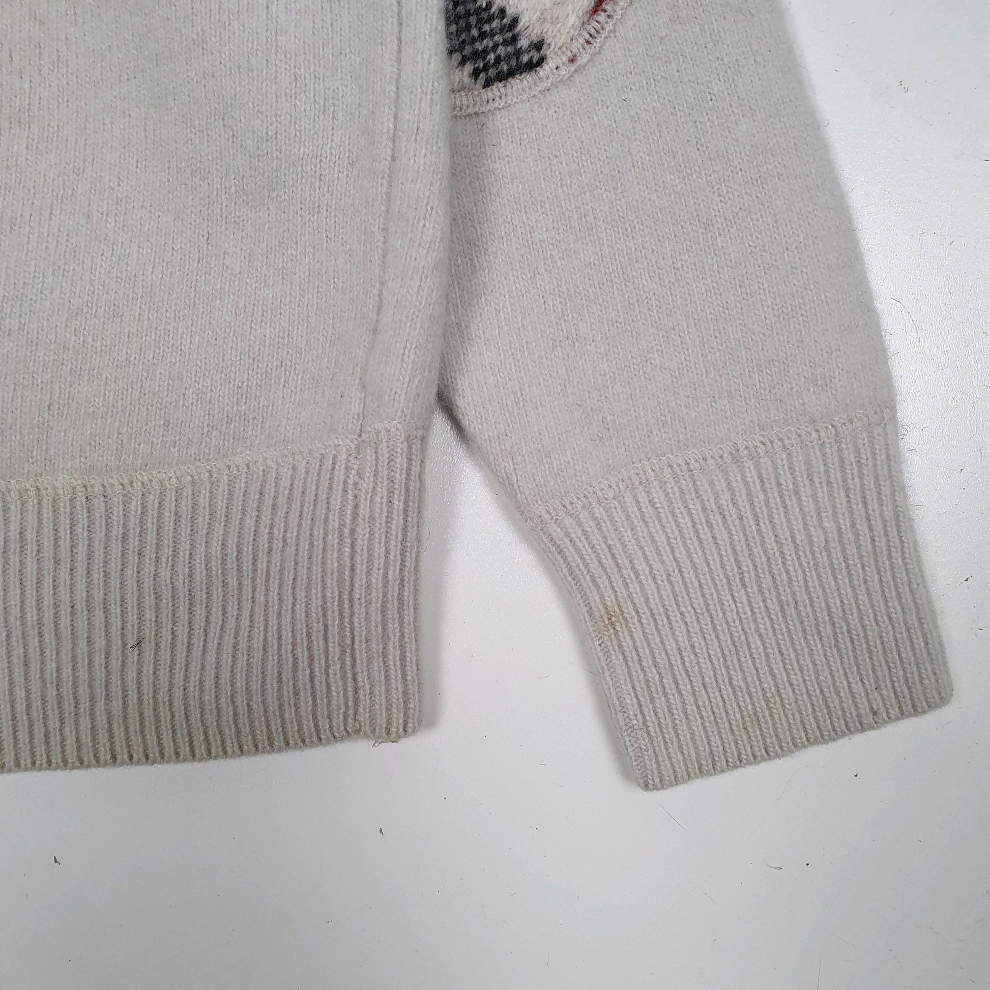 Womens Grey Burberry  Crewneck Jumper