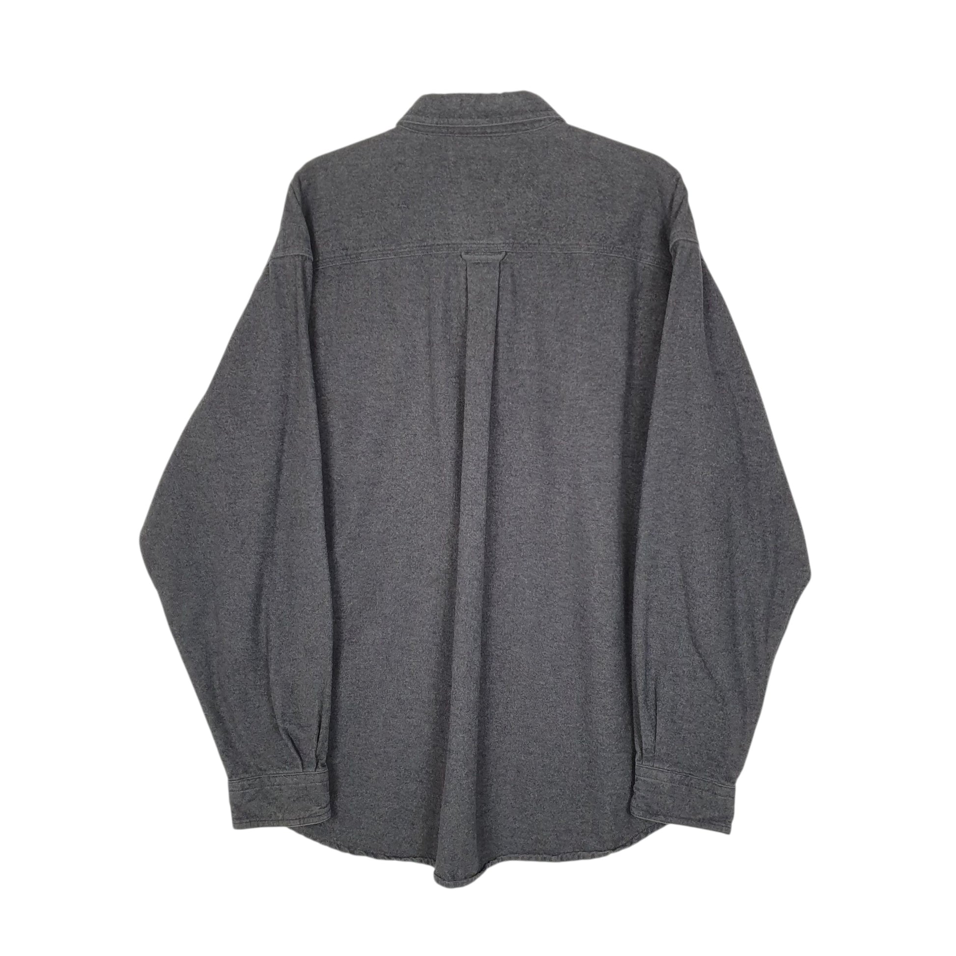 Mens Grey Woolrich Sportsman Chamois  Shirt