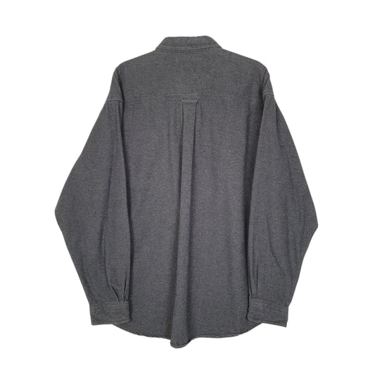 Mens Grey Woolrich Sportsman Chamois  Shirt