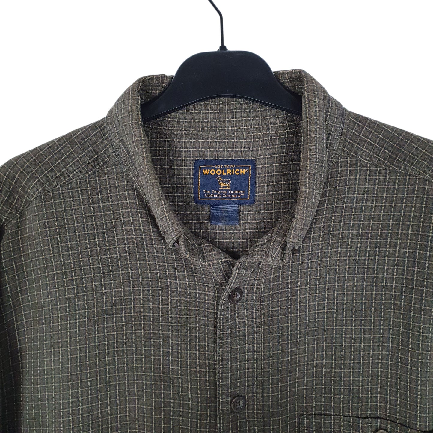 Mens Green Woolrich   Shirt