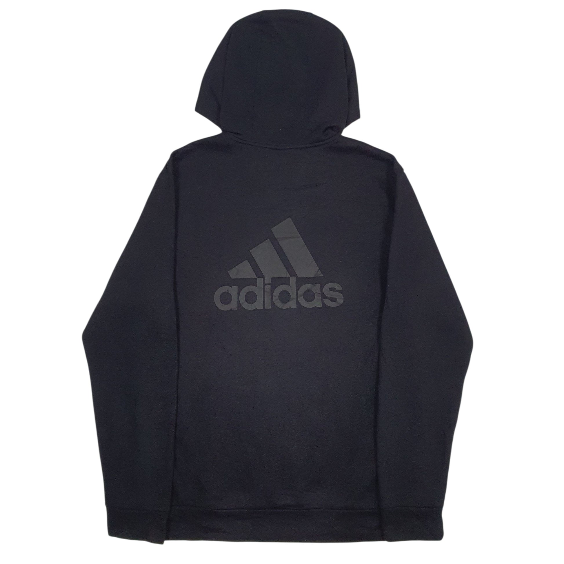 Mens Black Adidas  Hoodie Jumper