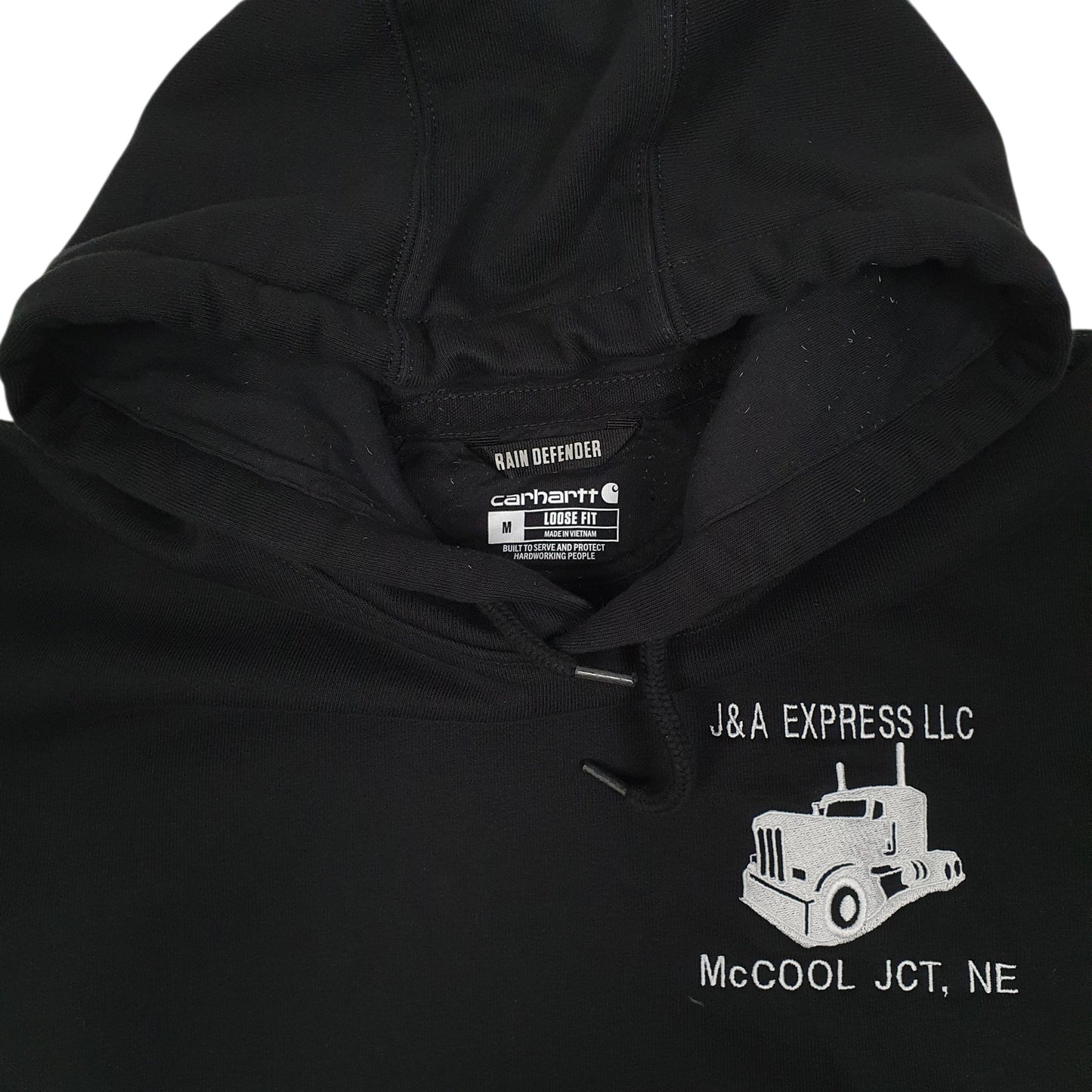 Mens Black Carhartt  Hoodie Jumper