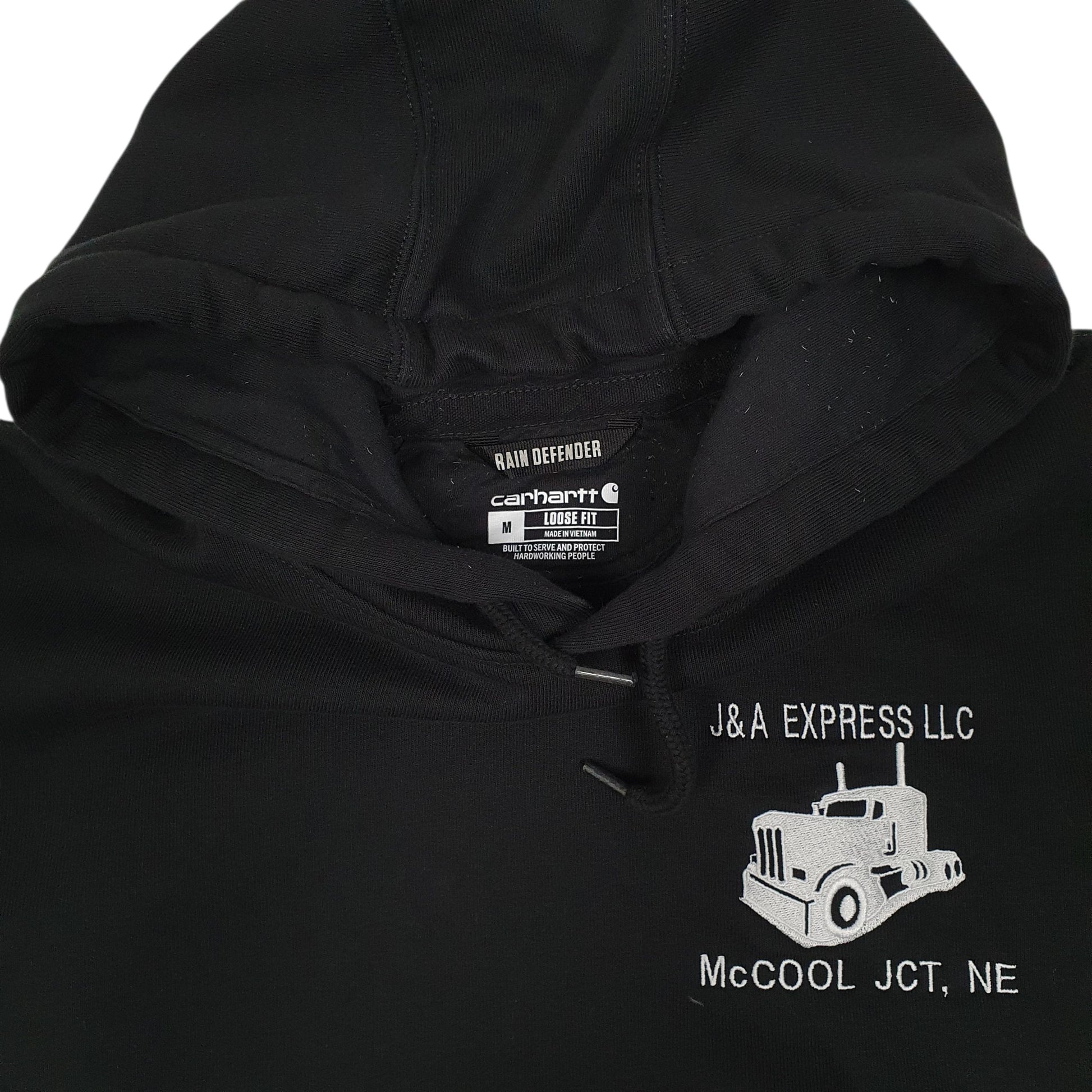 Mens Black Carhartt  Hoodie Jumper