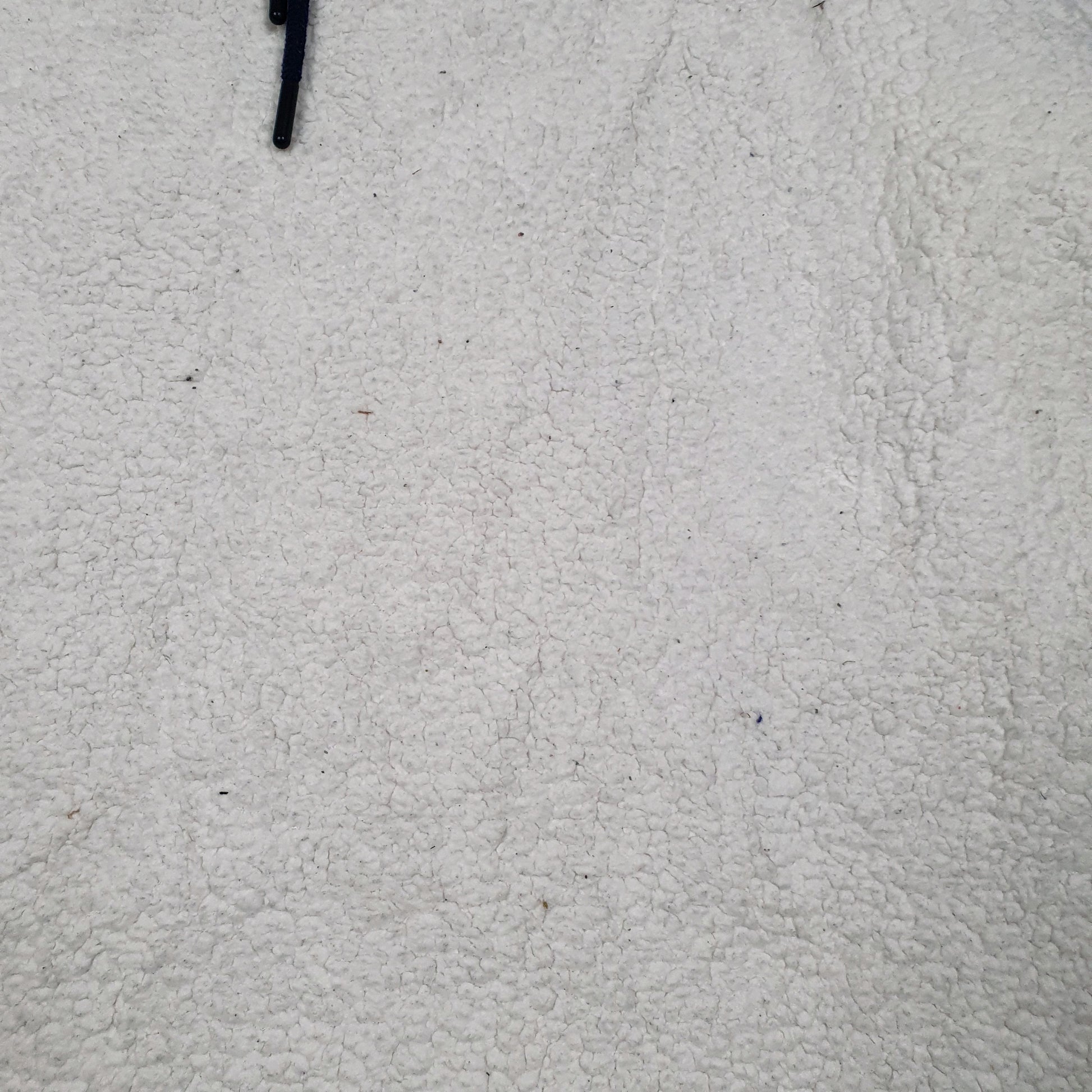 Womens White Fila Retro Pile Hoodie Jumper