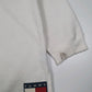 Mens White Tommy Hilfiger Vintage 00s Quarter Zip Jumper