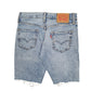 Mens Blue Levis 511 Stretch  Shorts