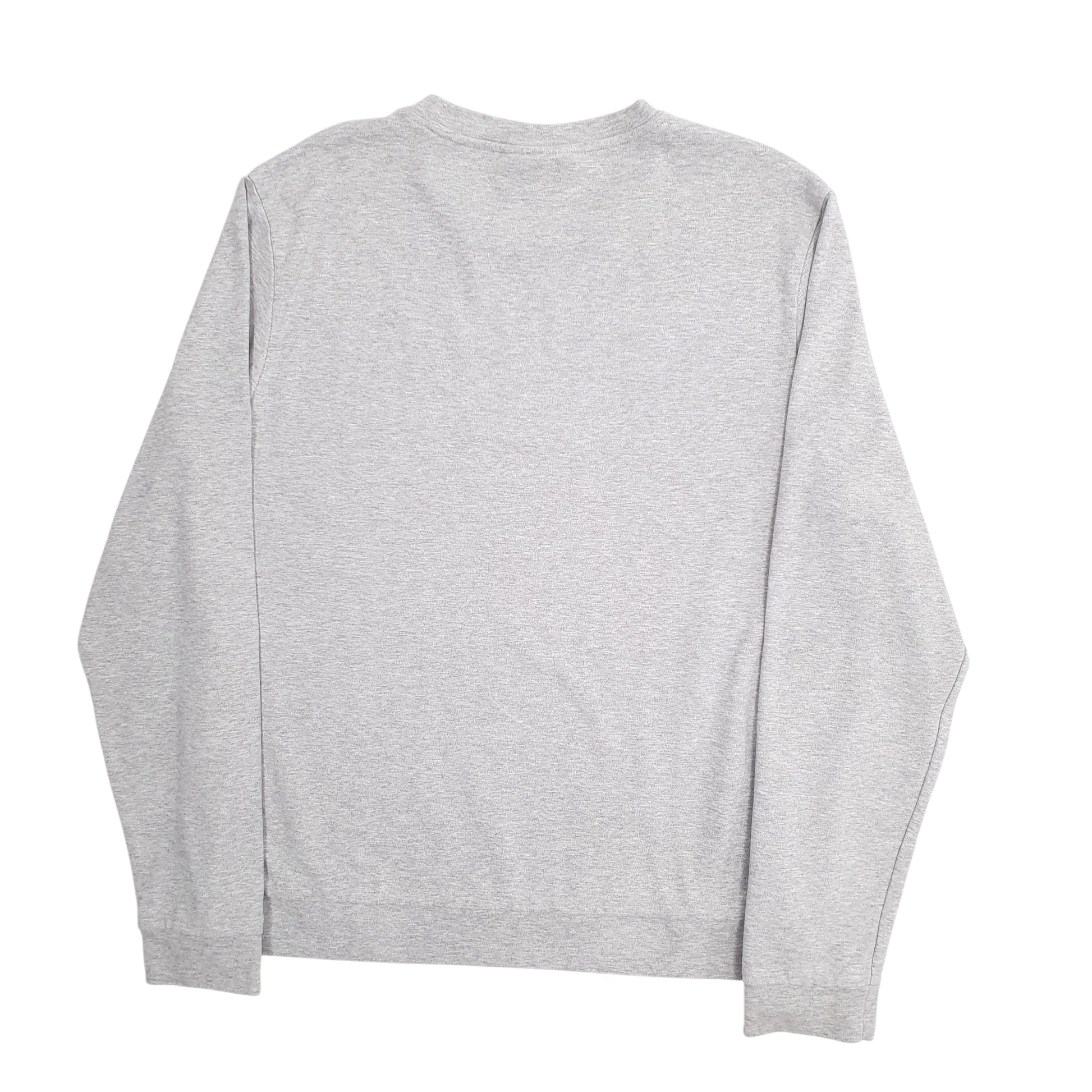 Mens Grey Fila  Crewneck Jumper